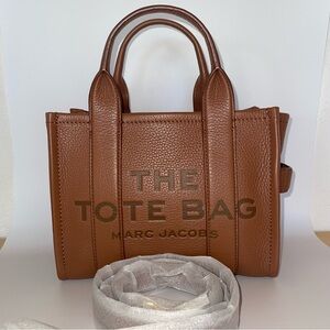 Marc Jacobs Tan Leather Tote Bag